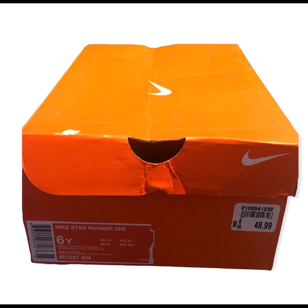 Brand New Nike Star Runner tennis shoes size 6Y - Picture 3 of 5